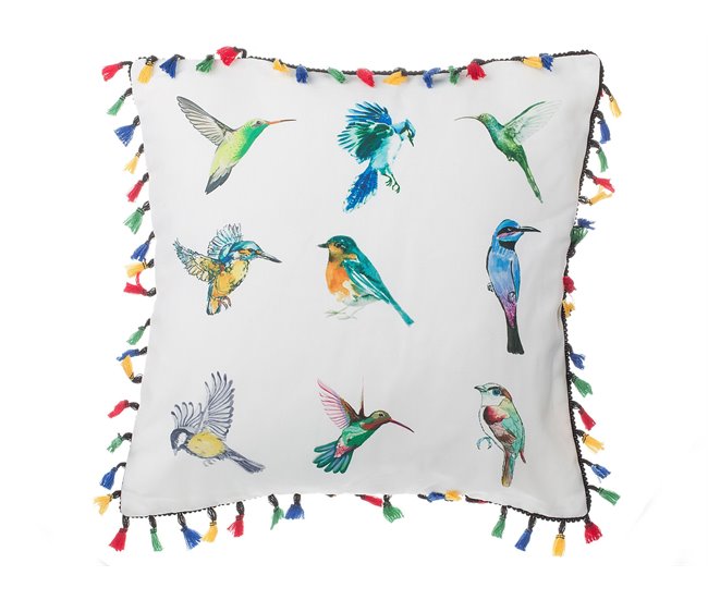 Beliani Cojín decorativo MALLOW Multicolor