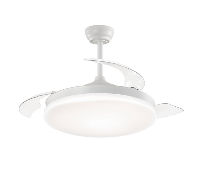 Ventilador MALTA II retractil color blanco Blanco