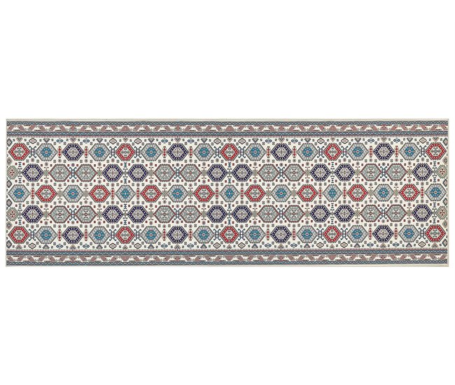 Beliani Alfombra de pelo corto HACILAR 80x240 Multicolor