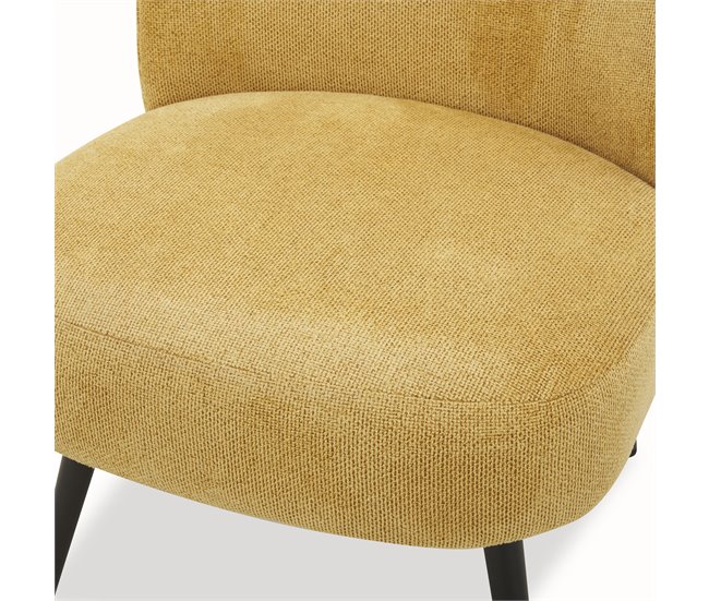 Sillón decorativo KITTY Amarillo