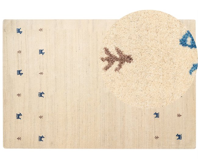 Beliani Alfombra de pelo corto YALI 200x300 Beige