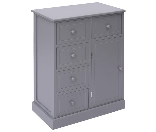 Aparador con 10 cajones madera 113 Gris
