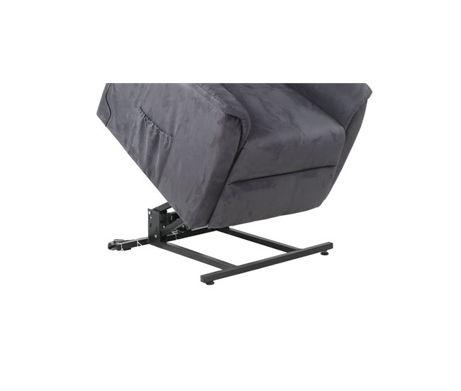 Sillón relax eléctrico microfibra MAX Gris