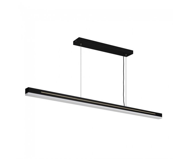 Lámpara colgante LED Skylar (25W) Aluminio Nórdico Negro