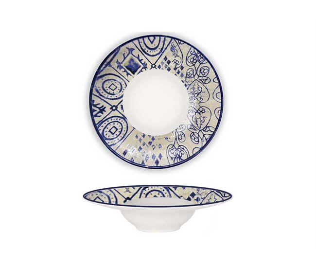 Plato risotto ALTAMIRA/JAMEO/DRACH marca LA MEDITERRÁNEA 28cm Azul