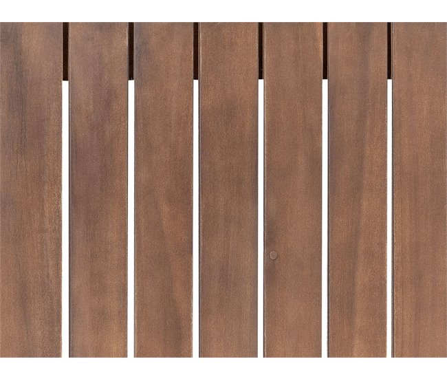 Beliani Sofá de jardín Madera de acacia con certificado FSC® TIMOR Madera Oscura