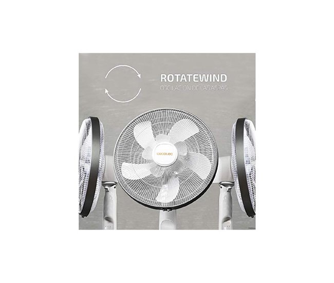 Ventilador de pie EnergySilence 1010 ExtremeConnected Cecotec Blanco