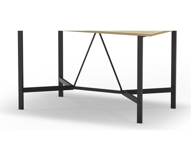 Mesa de comedor rectangular DALMA Roble