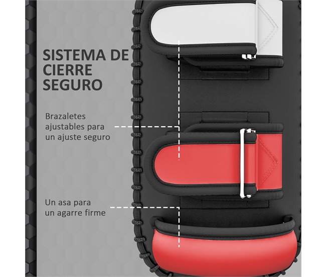 Manoplas de Boxeo PU, EPE SPORTNOW Negro