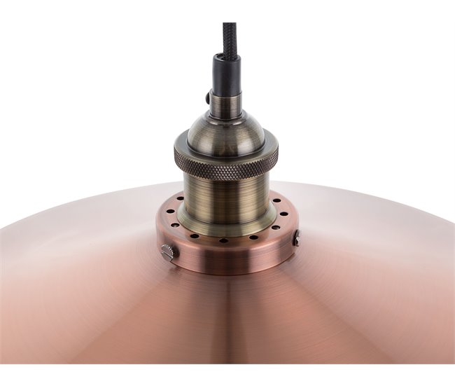 Beliani Lámpara colgante PELLY Cobre