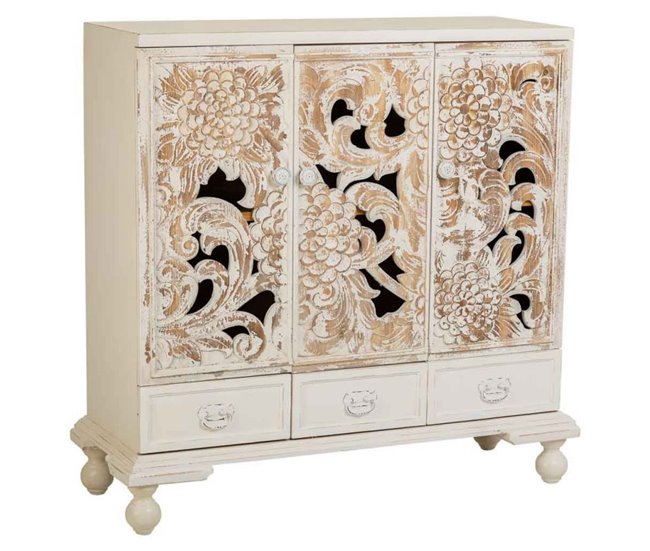 Aparador de madera Blanco