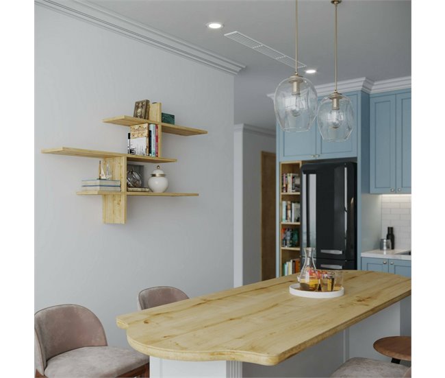 Estantes com efeito madeira 123 Madera