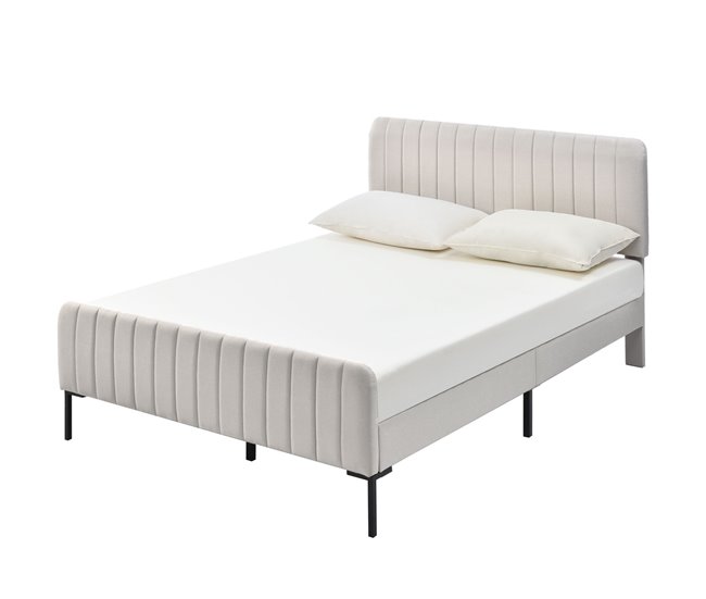 Camas de matrimonio 145x209 Beige