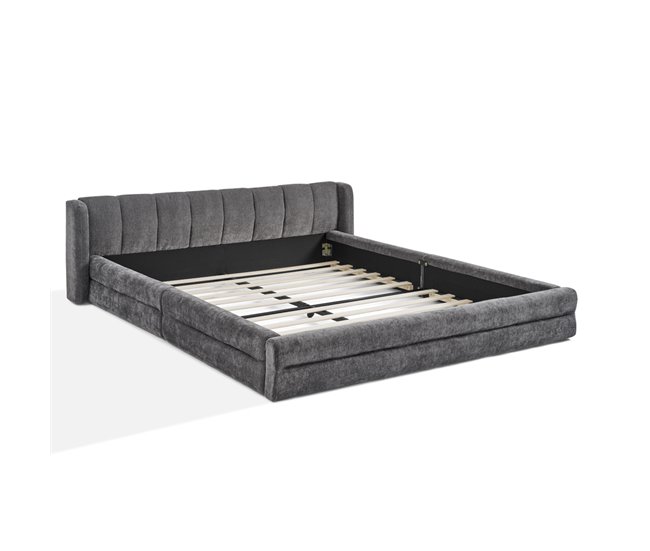 Camas de matrimonio 195x220 Gris