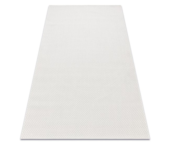 Alfombra MIMO 6272 sisal exterior 140x190 Blanco/ Gris