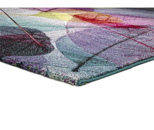 Alfombra con motivos naturales COLORS - ATTICGO 120x170 Multicolor