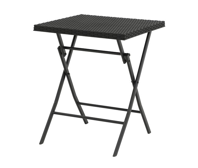 Set de jardín con mesa y 2 sillas KORA color gris Gris