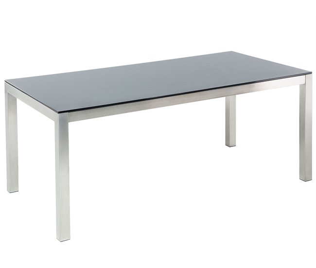 Beliani Conjunto de comedor GROSSETO Gris