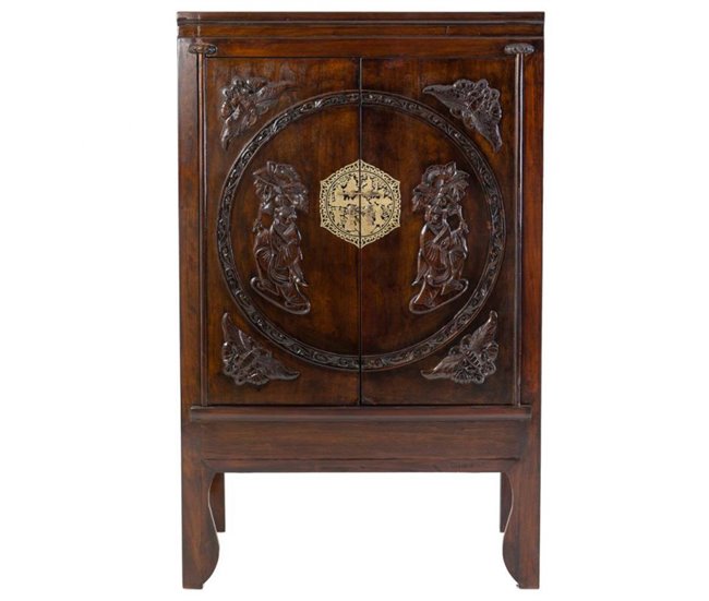Armario de madera Marron