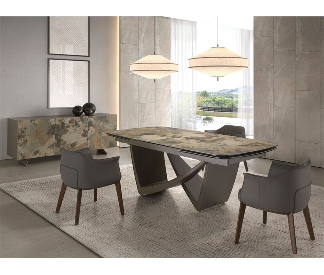 Silla polipiel 5152 Gris