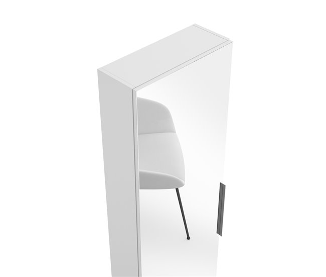 Zapatero espejo LIVERPOOL 50x180cm blanco Blanco