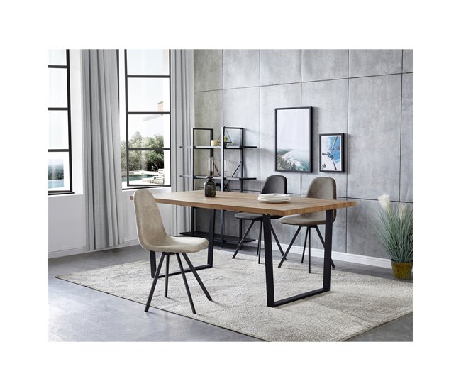 ATLANTA-Silla x2 Marron