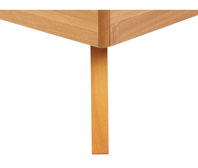 Beliani Cama sin cabecero MDF BERRIC 148x202 Blanco