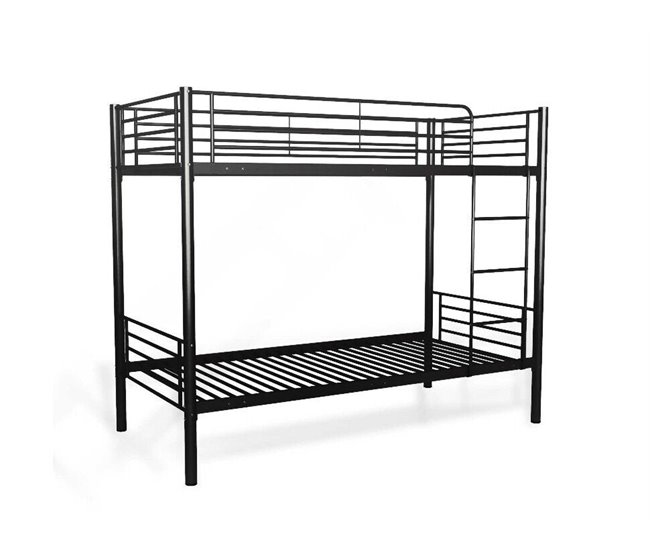 Litera Metalica Doble Cama 201x98 Negro