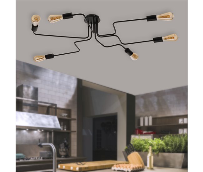 Aplique DEDALO marca ONLI LIGHTING Negro