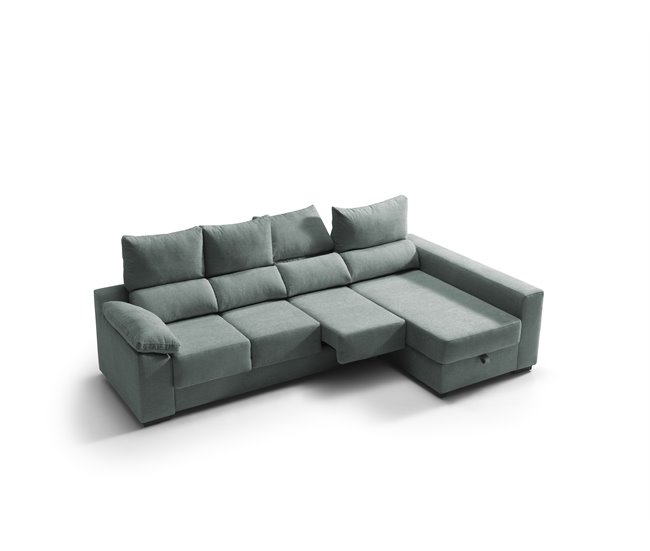 Chaise longue con arcón PALA Azul