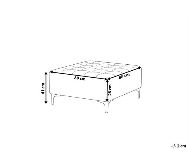 Beliani Reposapiés ABERDEEN Morado