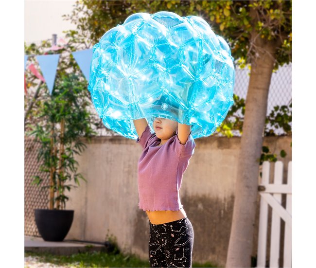 Pelota Burbuja Hinchable Gigante Parachoques Azul