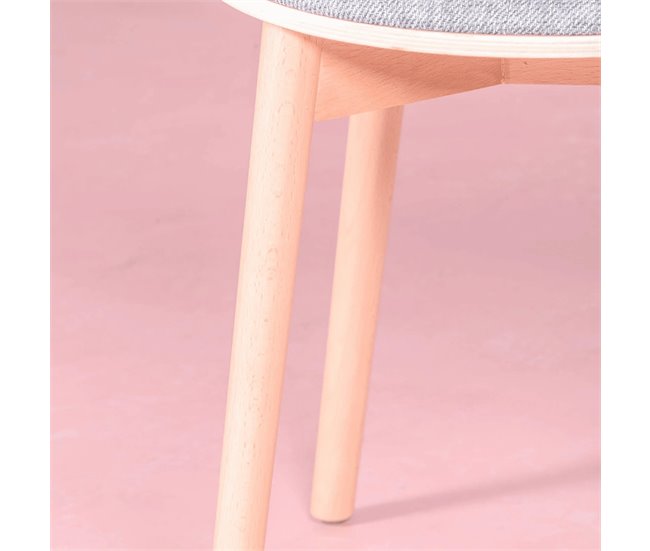 Silla de diseño nórdico en madera de fresno - Hut Madera