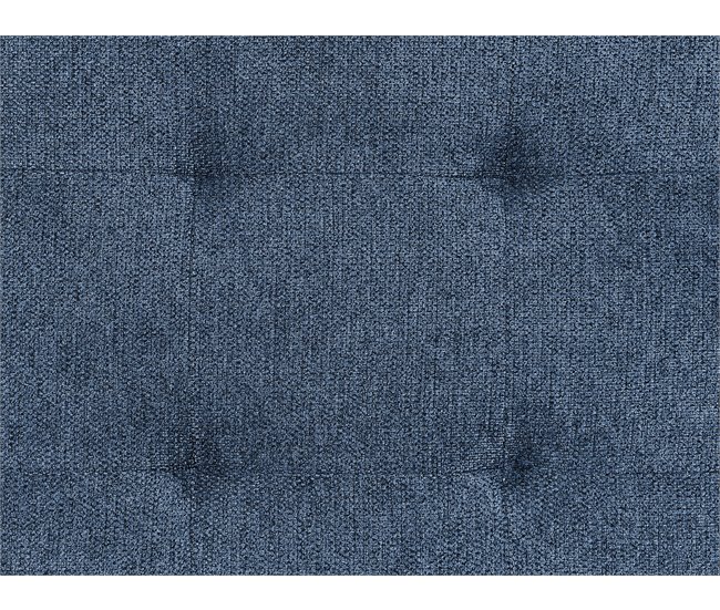 Beliani Sofá esquinero Poliéster FLAM Azul