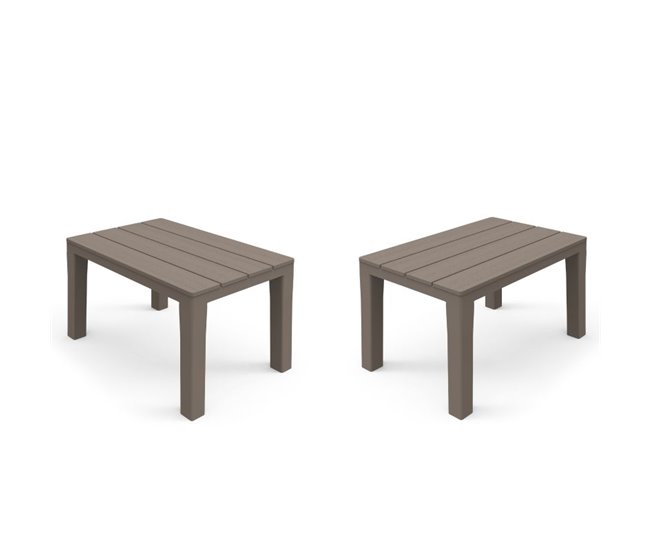 Banqueta de exterior Nailu 39x60 Marron