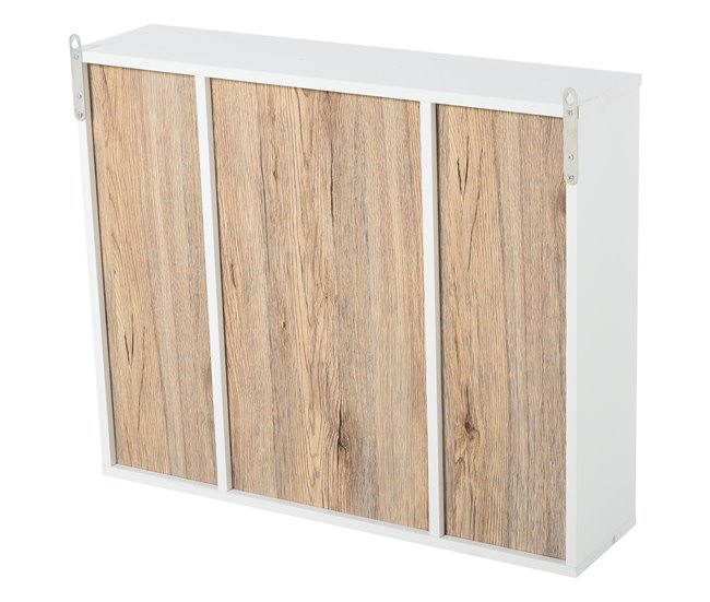 Armario Espejo MDF, Tablero de partículas HOMCOM, hogar - baño 60 Multicolor