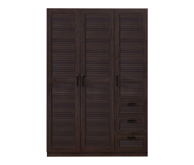 Armario Ropero Finning MDF 120 Marron