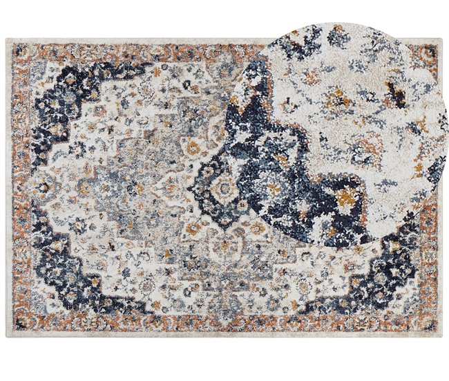 Beliani Alfombra de pelo corto HERMON 200x300 Multicolor