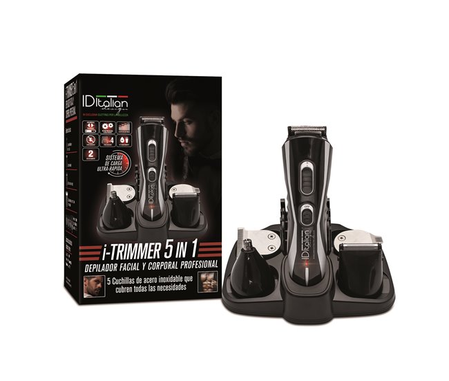 Depilador facial y corporal  Trimmer 5 in 1 Negro