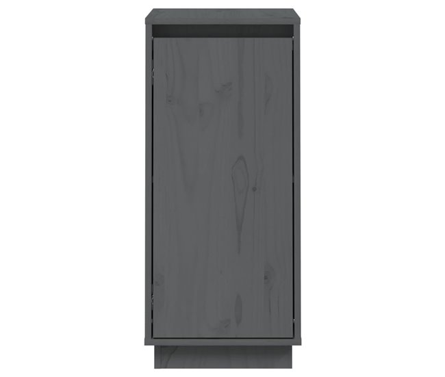 Aparador 2 uds madera maciza 31 Blanco