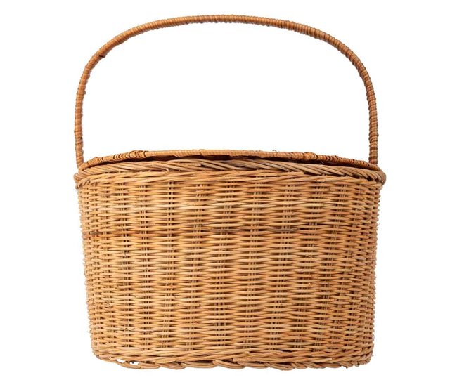 Cesta picnic de medula Marron