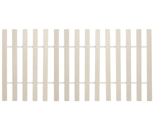 Beliani Cama con cajones Madera de pino OLENDON 99x206 Blanco