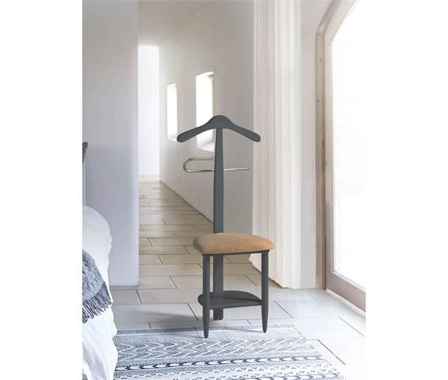 Galán 361 con asiento herrajes cromado satinado lacado Azul