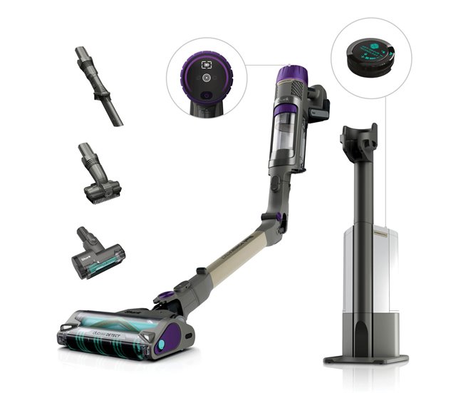 Aspirador Escoba Gris