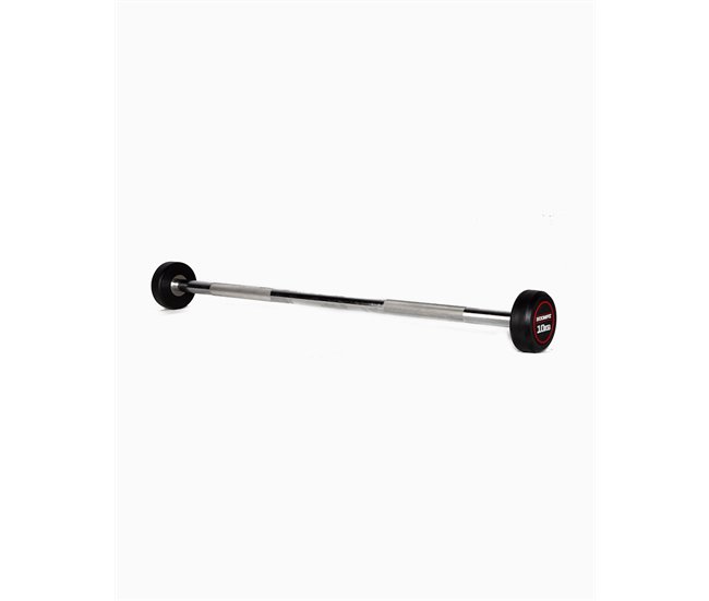 Barra Recta Montada 10Kg - BOOMFIT Negro