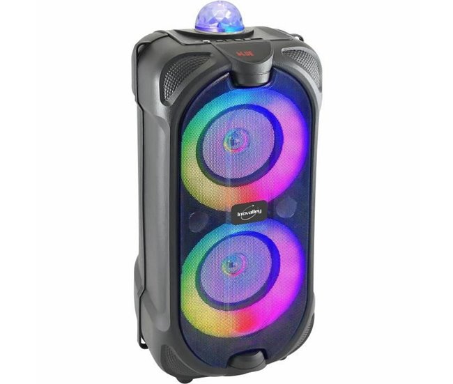 Altavoz Bluetooth con Micrófono Karaoke Negro