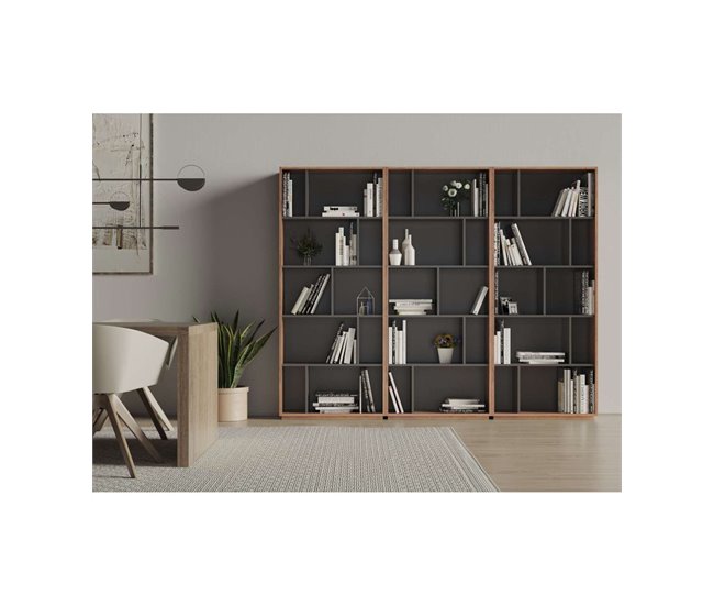 Estanteria 5 alturas modelo 545 Gris