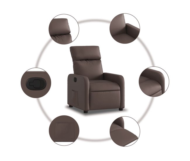 Sillón Reclinable Marron