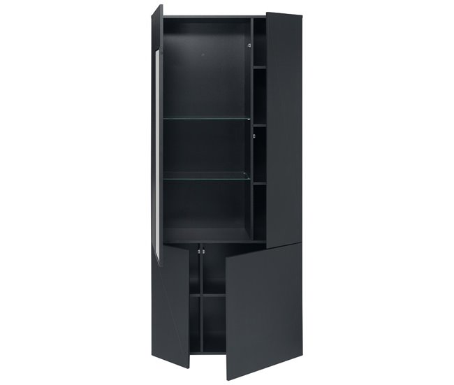 Vitrina 4 puertas CACHÉ color negro Negro