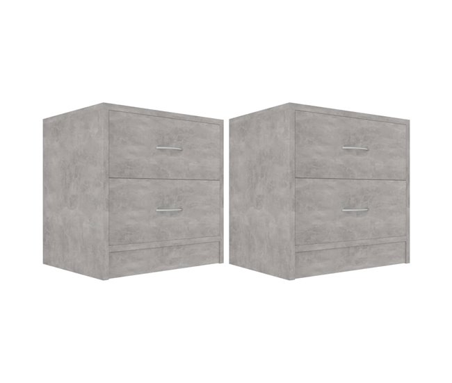 2 mesitas de noche 40 Gris